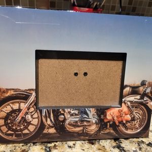 Motorcycle picture frame